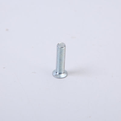 10-24 10-32 14-20 parafusos principais lisos escareados galvanizados aço carbono do zinco padrão preto