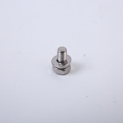 O aço carbono folheado a níquel parafusa o grupo de M3M4M5M6 Pan Head Combination Screw Three