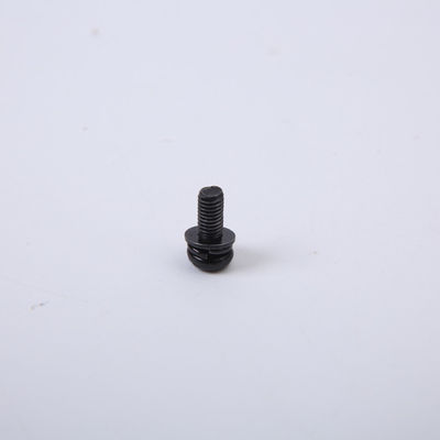 Arruela de pressão lisa Recessed transversal M2M3M4M6 da cabeça do círculo do preto de Pan Head Screws GB9074.8