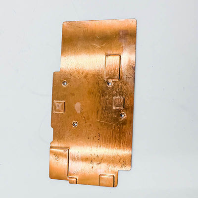 Dissipador de calor de cobre puro, placa de cobre do dissipador de calor do dente da pá