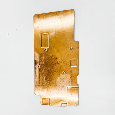 Dissipador de calor de cobre puro, placa de cobre do dissipador de calor do dente da pá