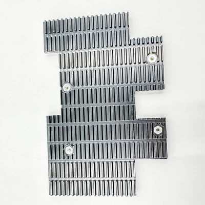 O dissipador de calor feito sob encomenda 3240 11mm da liga de alumínio oxidou Chip Heat Sink eletrônico preto