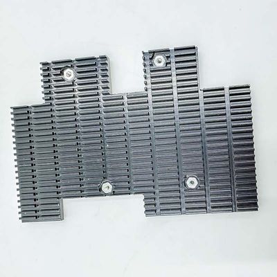 O dissipador de calor feito sob encomenda 3240 11mm da liga de alumínio oxidou Chip Heat Sink eletrônico preto