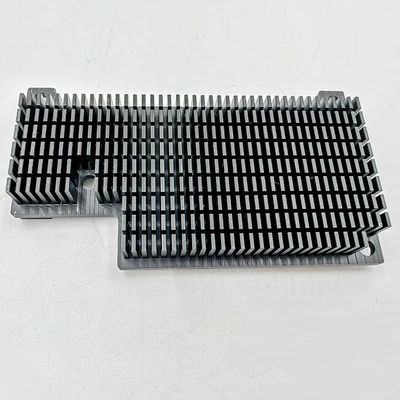 Dissipador de calor anodizado preto do sistema de refrigeração, dissipador de calor de alumínio feito sob encomenda do processador central