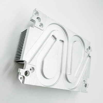 Dissipador de calor de alumínio fazendo à máquina das peças de metal do CNC para o inversor fotovoltaico