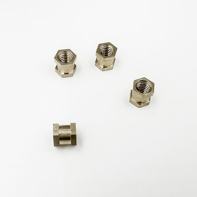 Luva do cobre que processa fazer à máquina feito sob encomenda do CNC das peças de precisão dos acessórios do hardware