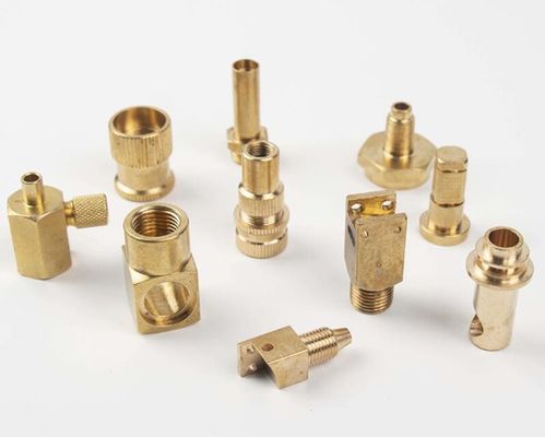 O bronze fazendo à máquina do CNC parafusa o bronze personalizado da precisão girou componentes