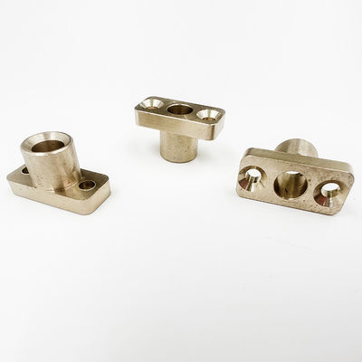 A coluna de cobre feita à máquina do cobre da porca dos componentes do CNC a precisão de bronze personalizou