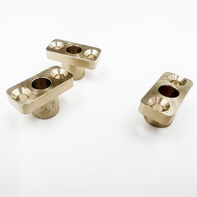 A coluna de cobre feita à máquina do cobre da porca dos componentes do CNC a precisão de bronze personalizou
