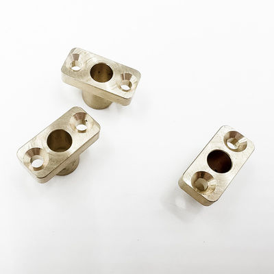 A coluna de cobre feita à máquina do cobre da porca dos componentes do CNC a precisão de bronze personalizou