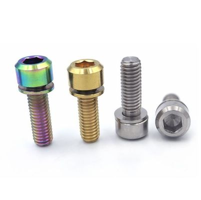 O parafuso M5x18x20 do punho da liga do titânio segura os parafusos de fixação com gaxeta