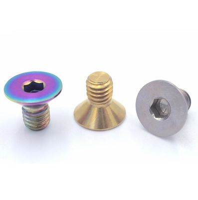O parafuso M5x18x20 do punho da liga do titânio segura os parafusos de fixação com gaxeta