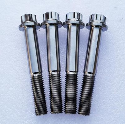 A flange da liga do titânio aparafusa os parafusos personalizou os parafusos alterados do titânio