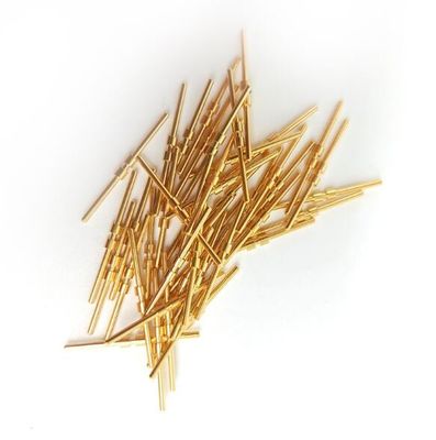 O ouro de bronze chapeou o ouro contínuo da agulha chapeou o dedal do Pin/mola de Pogo da ponta de prova do teste