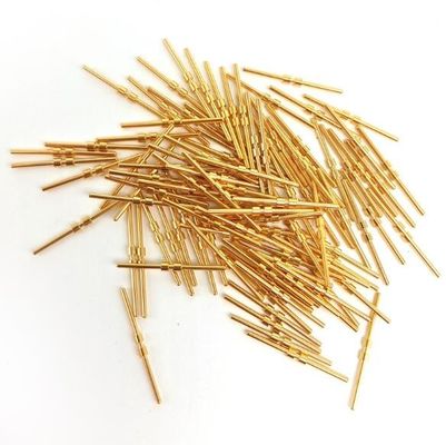 O ouro de bronze chapeou o ouro contínuo da agulha chapeou o dedal do Pin/mola de Pogo da ponta de prova do teste