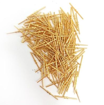 O ouro de bronze chapeou o ouro contínuo da agulha chapeou o dedal do Pin/mola de Pogo da ponta de prova do teste