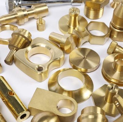 Hardware mecânico das peças de bronze feitas sob encomenda não padronizadas que faz à máquina o gerencio do torno do CNC