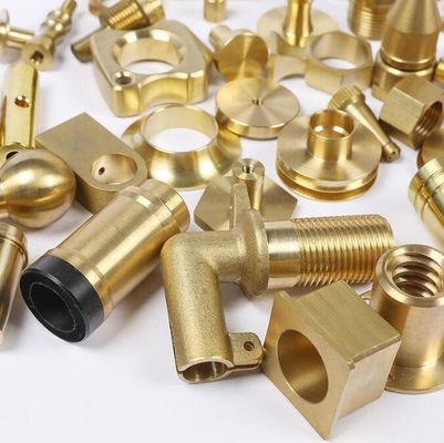 Hardware mecânico das peças de bronze feitas sob encomenda não padronizadas que faz à máquina o gerencio do torno do CNC