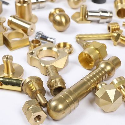 Hardware mecânico das peças de bronze feitas sob encomenda não padronizadas que faz à máquina o gerencio do torno do CNC