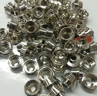 As peças de gerencio de cobre do CNC da precisão galvanizaram o níquel de prata Rose Gold Tin Oxidation do ouro