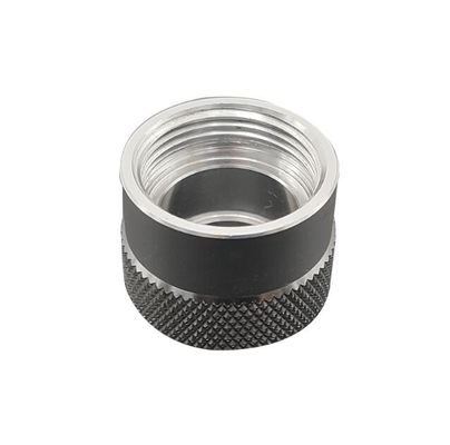 Deslizamento espiral fazendo à máquina de aço inoxidável do conector do metal principal da luva das peças do CNC não