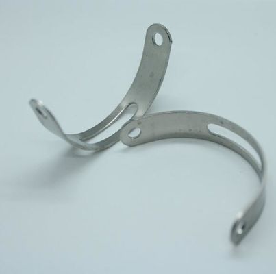 Metal personalizado curvado que carimba o anel de aço inoxidável semi circular das peças