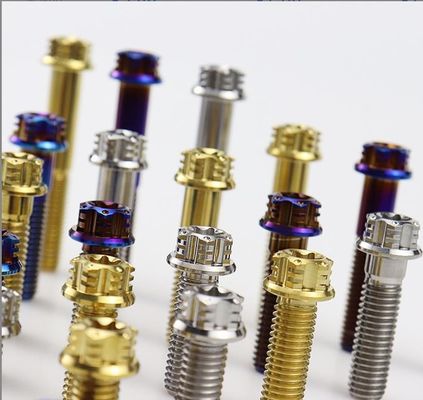 Arco da liga do titânio o micro que anodiza Mao Self Drilling Self Tapping parafusa de aço inoxidável