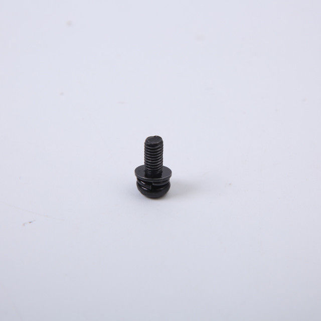 Arruela de pressão lisa Recessed transversal M2M3M4M6 da cabeça do círculo do preto de Pan Head Screws GB9074.8