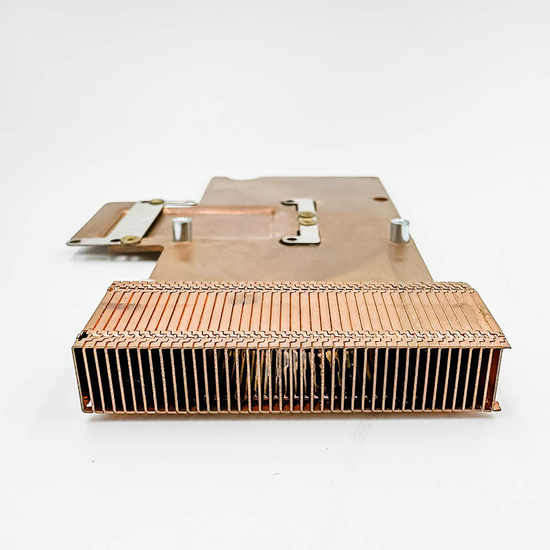 dissipador de calor de cobre puro, radiador do dente do alto densidade, componentes eletrônicos, dissipador de calor do dente da pá, placa de cobre