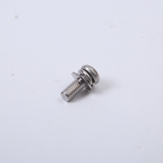 Combinação redonda de Pan Head Bolt With Washer da cabeça dos parafusos de aço inoxidável do M2 M2.5 M3 M4